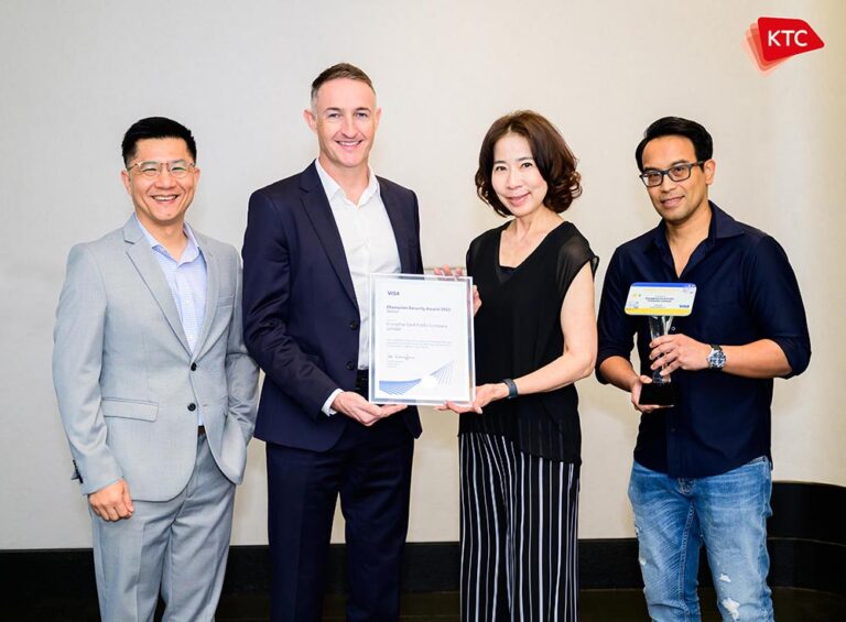 เคทีซี ตอกย้ำความเป็นสุดยอดองค์กรด้านความปลอดภัย ทั้งในประเทศไทยและเอเชียแปซิฟิค การันตีโดยวีซ่า