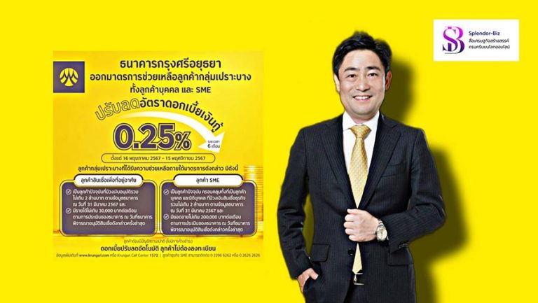 กรุงศรี ออกมาตรการช่วยเหลือ ลดดอกเบี้ยเงินกู้ 0.25% ให้ลูกค้ากลุ่มเปราะบาง เป็นเวลา 6 เดือนตอบรับแนวทางการช่วยเหลือของสมาคมธนาคารไทย