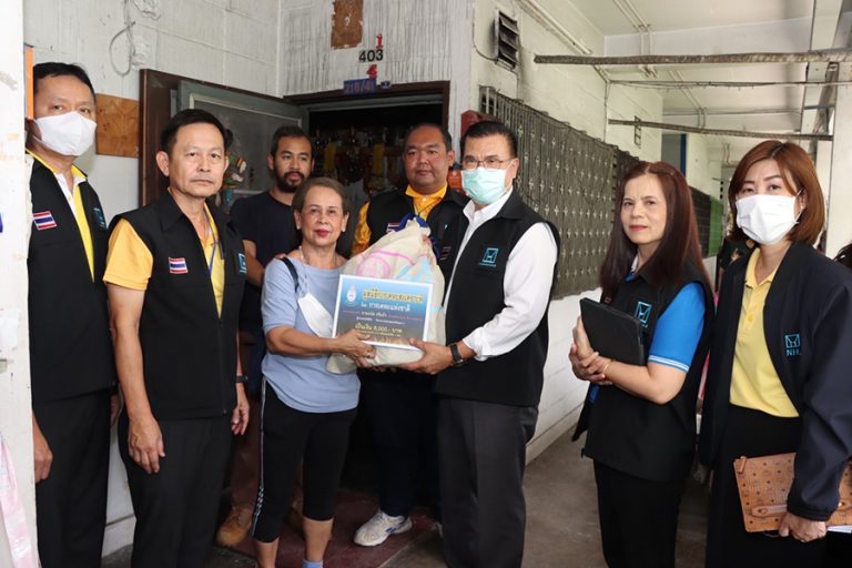 การเคหะแห่งชาติ เร่งช่วยเหลือผู้ประสบเหตุไฟไหม้แฟลตดินแดง