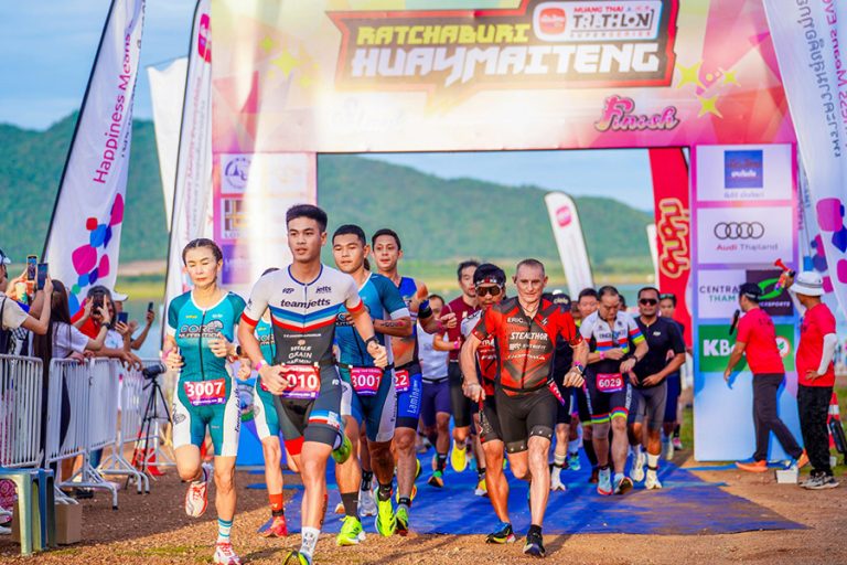 เมืองไทยประกันชีวิต จัด เมืองไทยไตรกีฬา @ห้วยไม้เต็ง ราชบุรี สนามที่ 2 ของปี 2567