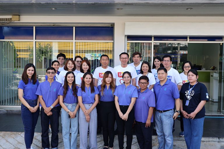 SME D Bank ลงพื้นที่ จ.กาญจนบุรี เยี่ยมให้กำลังใจลูกค้าประสบอุทกภัย