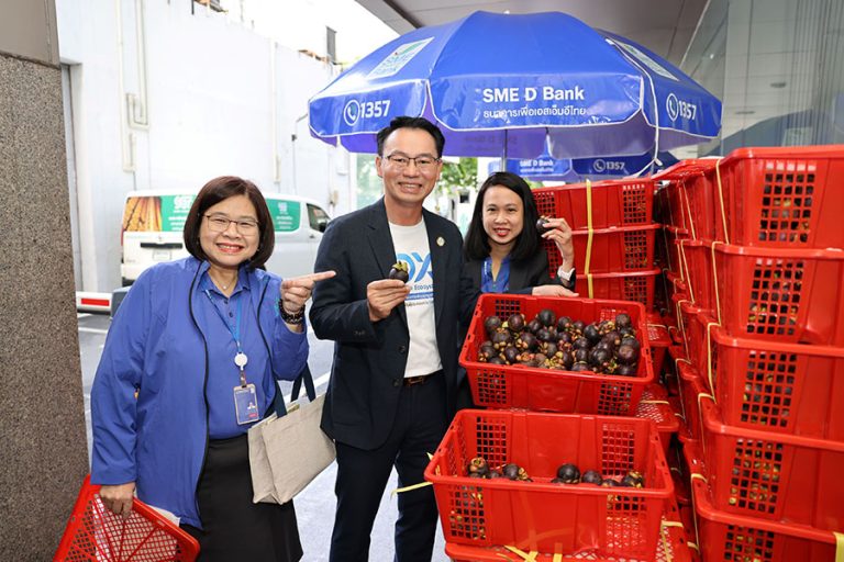 SME D Bank ร่วมใจช่วยเกษตรกรไทย รับซื้อ “มังคุด” ช่วงผลผลิตล้นตลาด