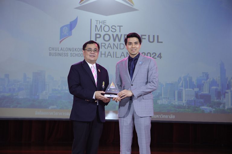 วิริยะประกันภัย คว้ารางวัลสุดยอดแบรนด์ทรงพลัง กลุ่มประกันรถยนต์ เป็นปีที่ 3