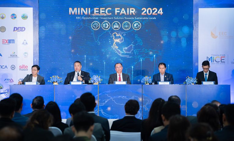 ทีเส็บ ผนึกกำลัง อีอีซี จัดงาน Mini EEC Fair 2024: นำ MICE สร้างโอกาสการลงทุนใหม่ ดันอุตสาหกรรม S-CURVE เร่งเพิ่มเม็ดเงินลงทุนในพื้นที่ EEC