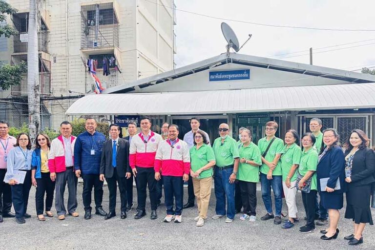 คณะกรรมาธิการการสวัสดิการสังคมลงพื้นที่ศึกษาดูงานโครงการเคหะชุมชนคลองจั่น