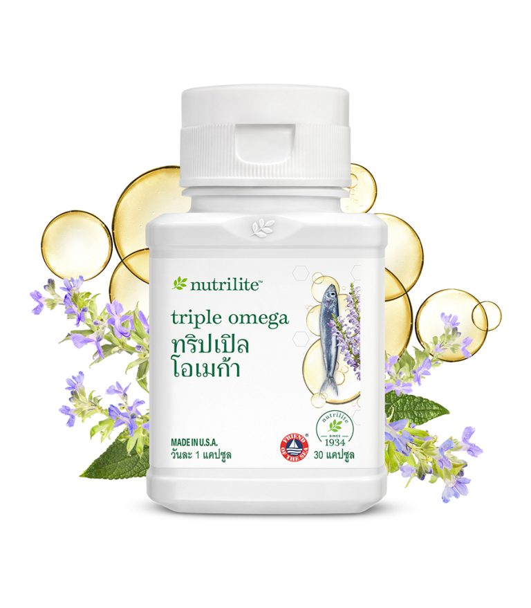 แอมเวย์ แนะนำ ผลิตภัณฑ์เสริมอาหารน้ำมันปลาใหม่ล่าสุด “ทริปเปิล โอเมก้า” ให้กรดไขมันกลุ่มโอเมก้า 3 ได้แก่ อีพีเอ ดีเอชเอ