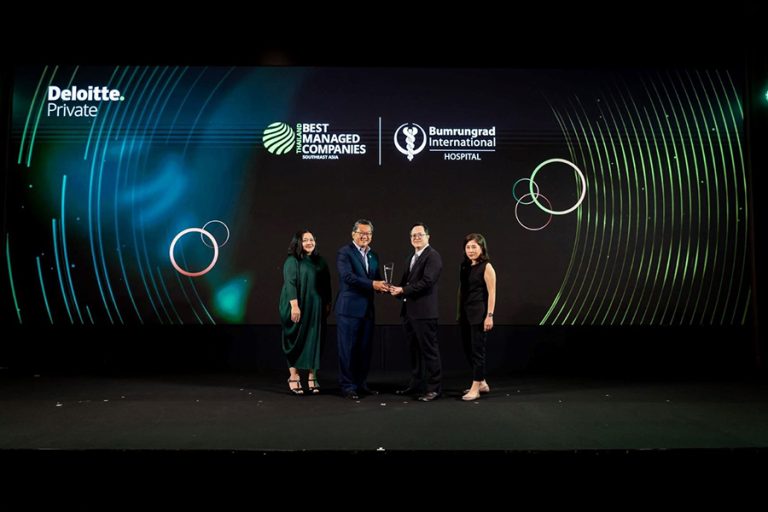 โรงพยาบาลบำรุงราษฎร์ คว้ารางวัล Thailand’s Best Managed Companies 2024 ในหมวด Healthcare จาก Deloitte ต่อเนื่องเป็นปีที่ 2