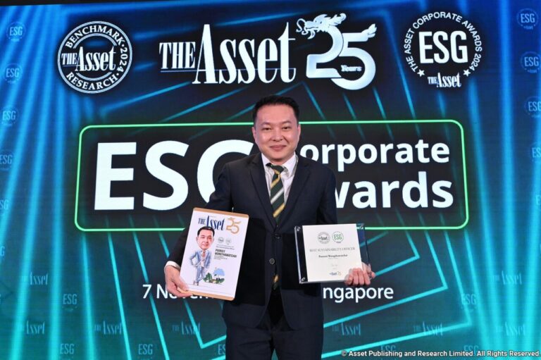 กรุงศรี โชว์ศักยภาพผู้นำ องค์กรไทยแห่งเดียวที่คว้ารางวัลเกียรติยศ The Asset ESG Corporate Platinum Award และ Best Sustainability Officer
