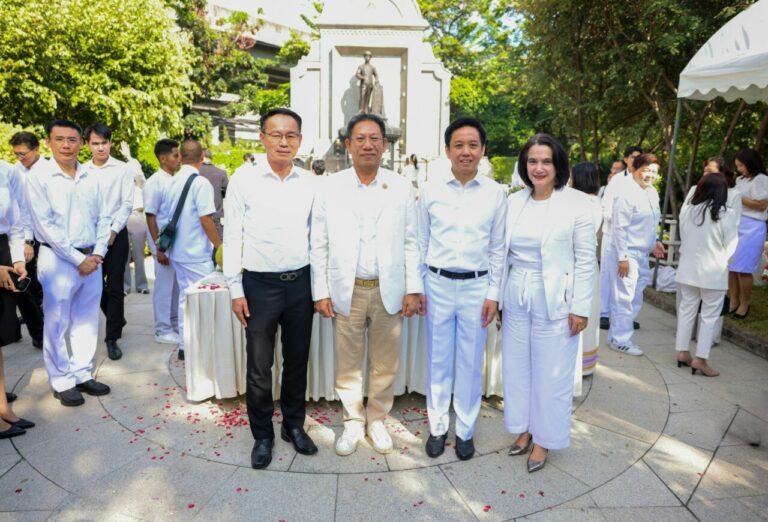 SME D Bank ร่วมพิธีบวงสรวงสิ่งศักดิ์สิทธิ์ ในการจัดทำพระคลัง ในพระคลังมหาสมบัติ เนื่องในโอกาสวันคล้ายวันสถาปนากระทรวงการคลัง ครบรอบ ๑๕๐ ปี