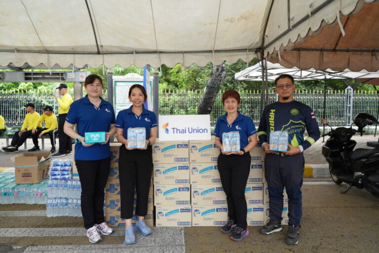 กลุ่มไทยยูเนี่ยน ร่วมสนับสนุนภารกิจค้นหาผู้ประสบภัยแผ่นดินไหว ส่งมอบเสบียงจากโปรตีนดี เพื่อคณะทำงาน รวมถึงอาหารสำหรับสุนัขกู้ภัย K9