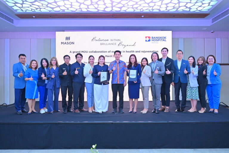 เมสัน จับมือ โรงพยาบาลกรุงเทพพัทยา เปิดแคมเปญ Balance within, Brilliance Beyond