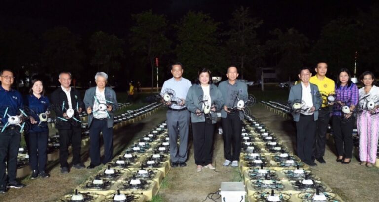 จังหวัดสระแก้ว นำนวัตกรรมโดรนแปรอักษรส่งเสริมการท่องเที่ยวเมืองรอง เพื่อสร้างโอกาสทางเศรษฐกิจให้กับพื้นที่ ด้วยความรู้ด้านการวิจัยและนวัตกรรม