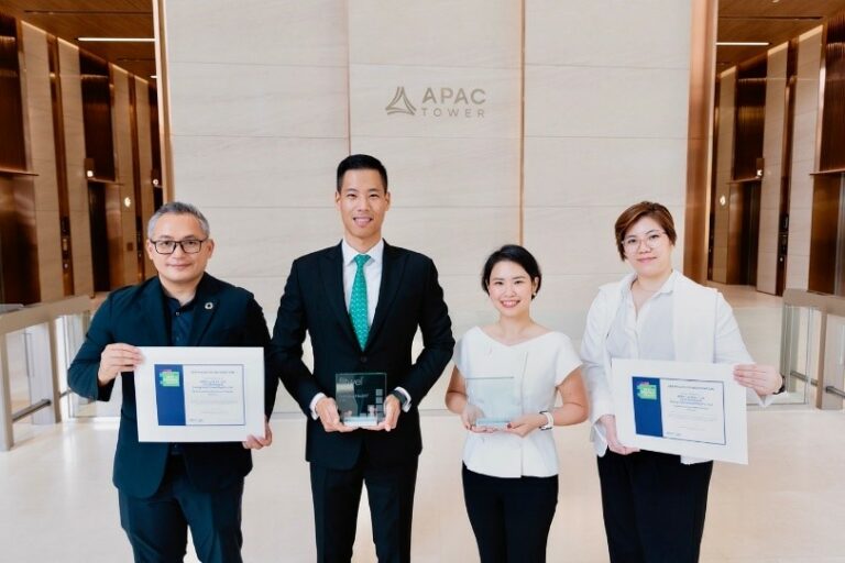 APAC Tower ร่วมกับ SCG คว้ารางวัล fitwel Best in Building Health 2025 สาขา the highest scoring design for a Multi-Tenant Base Building และ Highest Scoring Design Project
