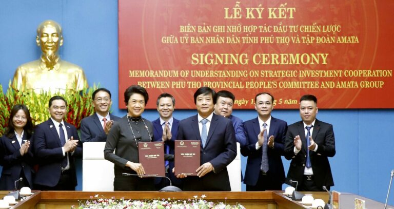 “อมตะ วีเอ็น” ขยายพอร์ตเวียดนามเหนือ จับมือรัฐบาลฟู้เถาะ ยกระดับเศรษฐกิจภูมิภาค หนุนพัฒนาเมืองอุตฯ อัจฉริยะยั่งยืน