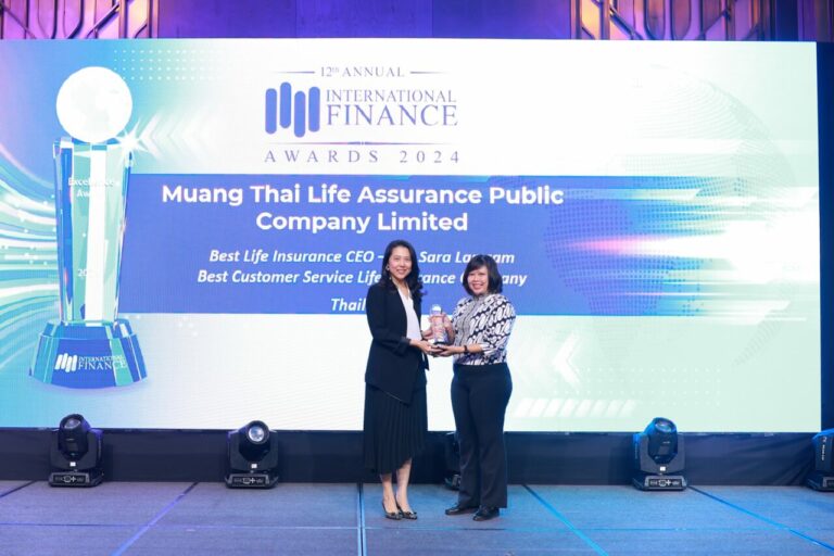 เมืองไทยประกันชีวิต คว้า 2 รางวัลใหญ่ จากเวที “International Finance Awards 2024”