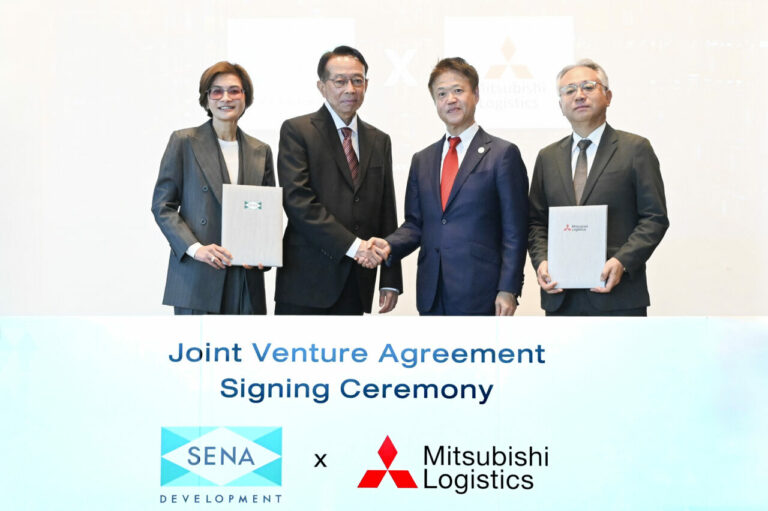 โลจิสติกส์แห่งอนาคต! เตรียมพร้อมรับการเติบโตทำเลศักยภาพ EEC” เสนา จับมือ มิตซูบิชิ โลจิสติคส์ เปิดตัว ‘SENA MLC 1’