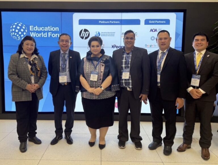 รัฐมนตรี อว. ร่วมเวทีการประชุมเสวนาระดับโลก Education World Forum 2025 ร่วมกับรัฐมนตรีนานาประเทศ ชี้ประเด็นการใช้เทคโนโลยีเพื่อยกระกับการศึกษาที่ยั่งยืน