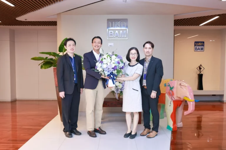 SCB ร่วมแสดงความยินดีกับตำแหน่งประธานเจ้าหน้าที่บริหาร BAM คนใหม่ พร้อมหารือความร่วมมือทางธุรกิจร่วมกัน