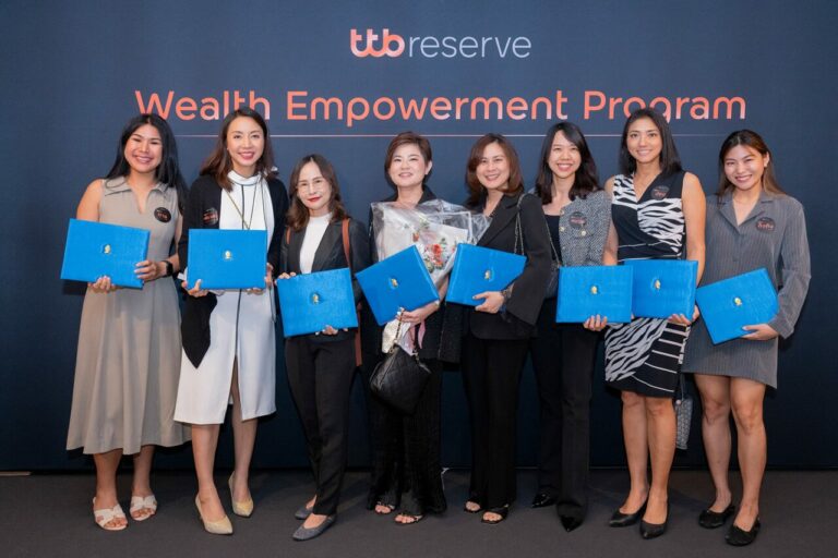 ทีทีบี ประกาศความสำเร็จโครงการอบรมพิเศษหลักสูตร “Wealth Empowerment Program 2025”เสริมสร้างศักยภาพผู้นำธุรกิจรุ่นใหม่ มุ่งสู่การเติบโตอย่างยั่งยืน