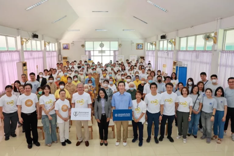 กรุงเทพประกันภัย จับมือ โรงพยาบาลบำรุงราษฎร์ จัดกิจกรรม BKI อาสาพัฒนาบ้านพักคนชรา