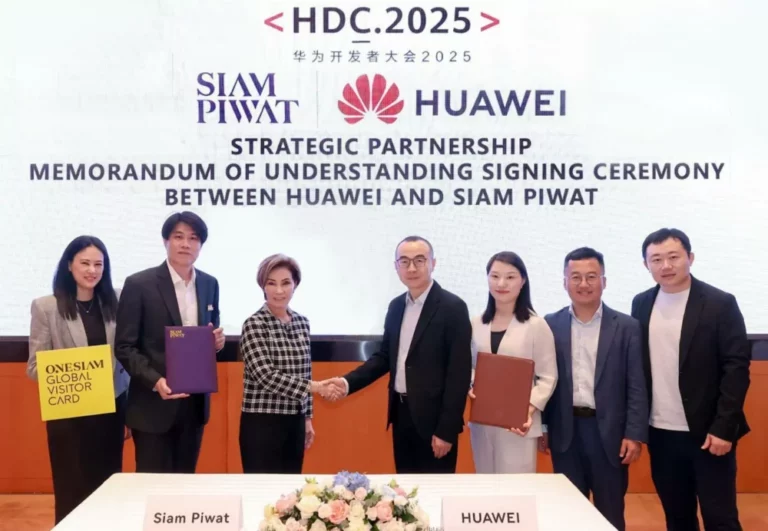 ถอดรหัสเบื้องหลัง การผนึกพลังข้ามชาติของ สยามพิวรรธน์ และ Huawei ดึงนักท่องเที่ยวคุณภาพขับเคลื่อนเศรษฐกิจ ดันไทยสู่จุดหมายปลายทางระดับโลก