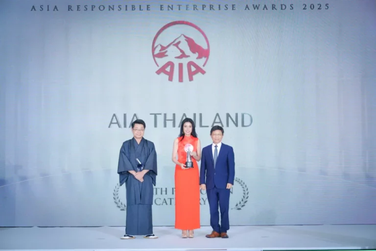 เอไอเอ ประเทศไทย คว้ารางวัล Asia Responsible Enterprise Awards 2025 จาก Enterprise Asia ติดต่อกันเป็นปีที่ 4