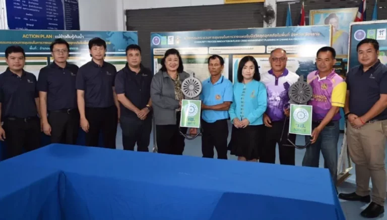 วช. ลงพื้นที่ จ.เชียงราย ติดตามความก้าวหน้าโครงการแผนมุ่งเป้า ววน. นำโมเดลชุมชนนวัตกรเข้มแข็งรับมืออุทกภัย ณ ต.แม่ข้าวต้ม จ.เชียงราย