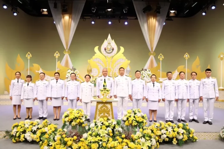 การเคหะแห่งชาติ บันทึกเทปโทรทัศน์ถวายพระพรชัยมงคล พระบาทสมเด็จพระวชิรเกล้าเจ้าอยู่หัวฯ ณ สถานีวิทยุโทรทัศน์แห่งประเทศไทย (NBT)