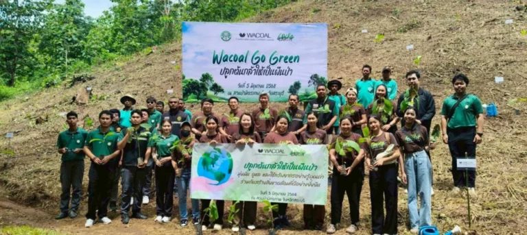 Wacoal Go Green เดินหน้าสร้างพื้นที่สีเขียว ปลูกป่าบก-ป่าชายเลน มุ่งลดโลกร้อน สร้างประโยชน์ให้ชุมชน
