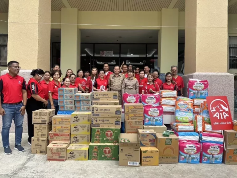 เอไอเอ มอบถุงยังชีพ จำนวน 2,000 ถุง เพื่อส่งต่อความช่วยเหลือแก่ประชาชนและทหารที่ได้รับผลกระทบจากสถานการณ์ชายแดนไทย-กัมพูชา