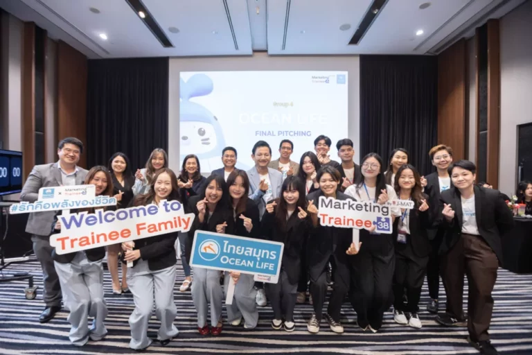OCEAN LIFE ไทยสมุทร สานต่อพลังความรัก สนับสนุนเยาวชน Gen Z ผ่านโครงการ “นักการตลาดรุ่นเยาว์ รุ่นที่ 38”