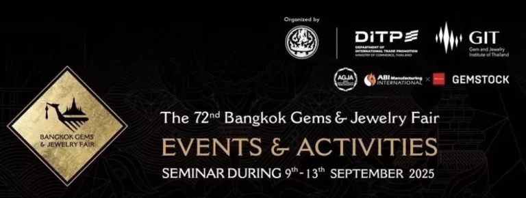 “GIT” ระดมกูรูสัมมนาผ่าทางออกอุตสาหกรรมอัญมณีและเครื่องประดับในงาน “Bangkok Gems & Jewelry Fair” ครั้งที่ 72