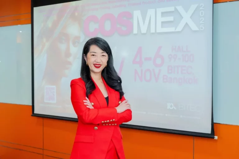 COSMEX 2025 ชวนแบรนด์เครื่องสำอาง สกินแคร์ อาหารเสริมขยายไลน์ สร้างเครือข่าย ในงานที่ครบครันที่สุดแห่งปี ชูไทยเป็นฮับความงามอาเซียน