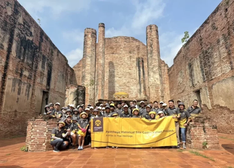 อาสาสมัครกรุงศรี ร่วมสืบสานอนุรักษ์โบราณสถานจังหวัดอยุธยา สู่ปีที่ 21