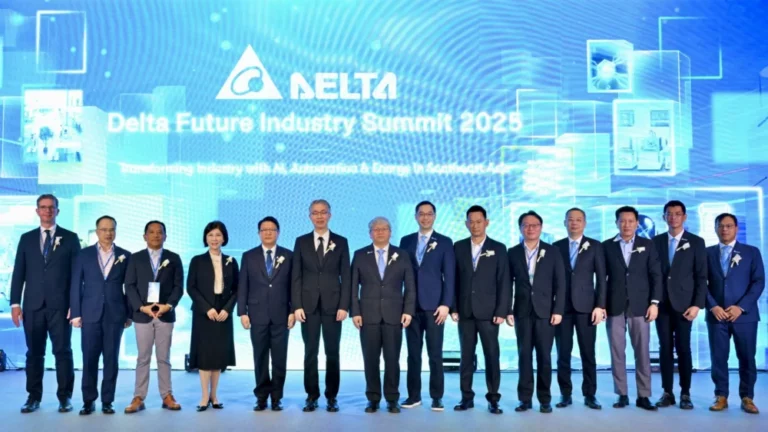 Delta Future Industry Summit 2025 ร่วมขับเคลื่อนการเปลี่ยนผ่านของเอเชียตะวันออกเฉียงใต้ด้วยนวัตกรรม Green AI การผลิตอัจฉริยะ และพลังงานที่ยั่งยืน