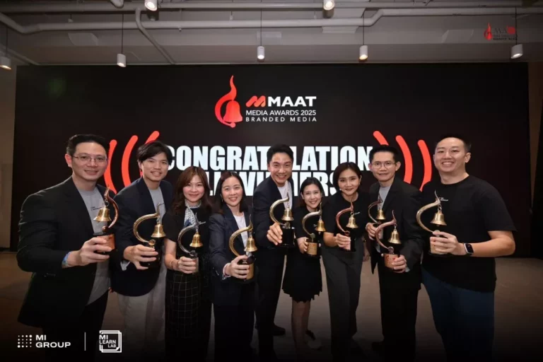 MI GROUP คว้า 2 รางวัล Gold จากสาขา IMC / Multiple Platforms พร้อมกวาดรวม 10 รางวัลจากเวที MAAT Media Awards 2025