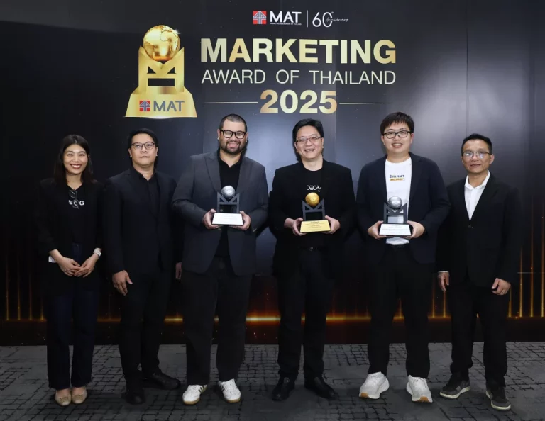 SCG คว้า 3 รางวัลจากเวที Marketing Award of Thailand 2025 สะท้อนความแข็งแกร่งด้านกลยุทธ์–นวัตกรรม–ประสบการณ์แบรนด์ ตอกย้ำความเป็นผู้นำด้านการตลาดของไทย