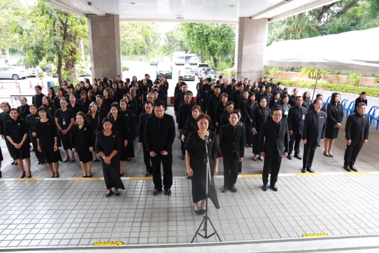 กคช. จัดพิธีทำบุญตักบาตรถวายพระราชกุศลครบ 50 วัน (ปัญญาสมวาร) เนื่องในวันสวรรคต สมเด็จพระบรมราชชนนีพันปีหลวง