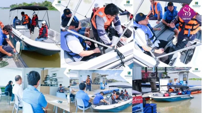 โรงเรียนสยามการเดินเรือ อบรมหลักสูตรขับเรือยนต์เล็ก อัดแน่นทฤษฏีและปฏิบัติ เพิ่มมาตรฐานความปลอดภัยทางน้ำ ที่ ริเวอร์เดล มารีน่า