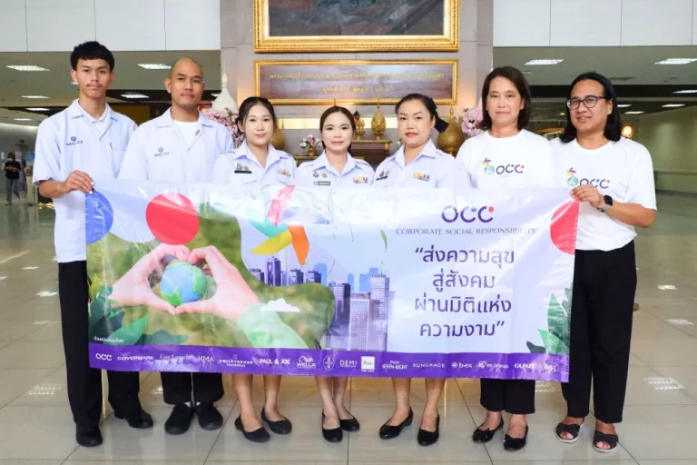 โอซีซี ส่งต่อกำลังใจ ตัดผมให้ผู้ป่วยในโรงพยาบาล