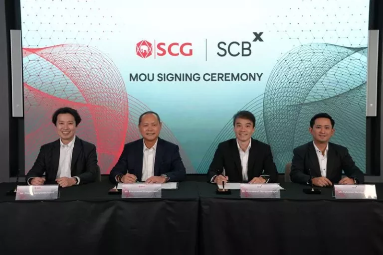 SCG ผนึก SCBX ลงนามความร่วมมือด้าน AI และการบริหารจัดการทรัพย์สินทางปัญญา ต่อยอดงานวิจัยสู่การใช้งานจริง ยกระดับขีดความสามารถการแข่งขัน เร่งขับเคลื่อนการเติบโตระยะยาว