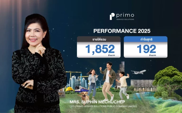 PRI โชว์ผลงานปี 68 กวาดรายได้รวม 1,852 ล้านบาท พร้อมจ่ายปันผล 0.1875 บาท