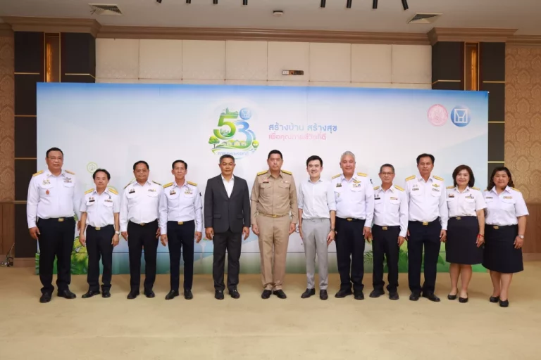 การเคหะแห่งชาติ ขานรับนโยบาย “นิกร โสมกลาง” รมว.พม. เร่งโครงการบ้านเคหะเพื่อคนไทย หวังให้คนไทยทุกคนมีที่อยู่อาศัย และพัฒนาชุมชนอย่างยั่งยืน