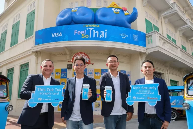 ทิพยประกันภัย – กรุงไทย – วีซ่า พลิกโฉม “ตุ๊กตุ๊กไทย” สู่ Cashless Tourism ครั้งแรกของไทย เปิดรับชำระเงินผ่านเครื่อง EDC พร้อมมอบประกันคุ้มครองคนขับและผู้โดยสาร