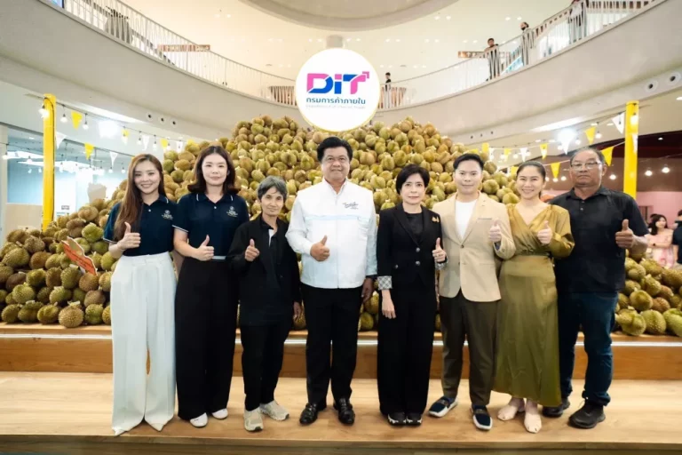 กรมการค้าภายใน ชวนชิมทุเรียนไทยใน “Thailand Durian Festival 2026” เร่งกระจายผลผลิต–เพิ่มช่องทางขาย ช่วยเกษตรกรสร้างรายได้ คาดเงินสะพัดกว่า 20 ล้านบาท
