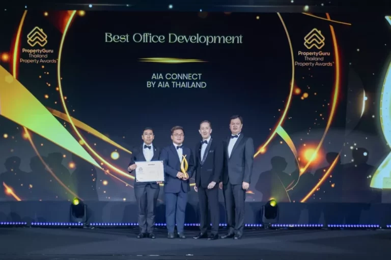 AIA CONNECT คว้า 2 รางวัลใหญ่จากเวที PropertyGuru Thailand Property Awards 2026